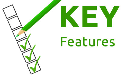 Course features icons